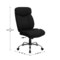Emma and Oliver 400 lb. Big & Tall High Back Full Headrest Ergonomic Office Chair w/ Chrome Base
